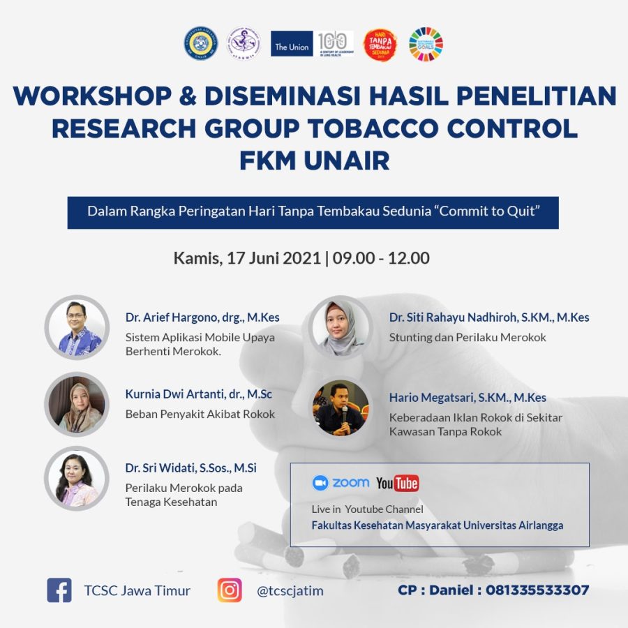 Download Materi Workshop dan Diseminasi Hasil Penelitian Grup Tobacco Control FKM Unair